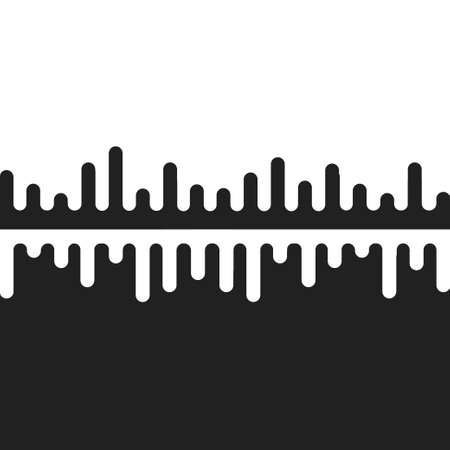 Black and white transition abstract background texture. Simple vector pattern in flat style.のイラスト素材