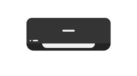 Conditioner simple illustration. Air condition isolated concept in vector flat style.のイラスト素材