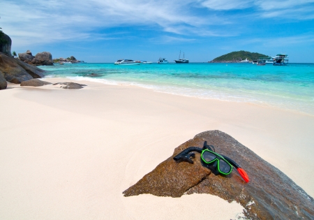Diving the Similan Islands, Thailandの写真素材