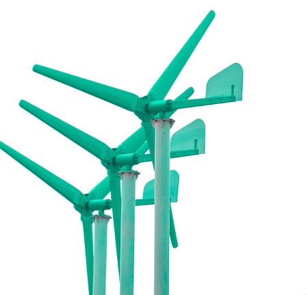 Turbine with isolatedの写真素材