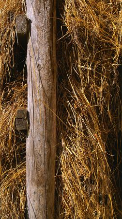 Wooden haystackの写真素材