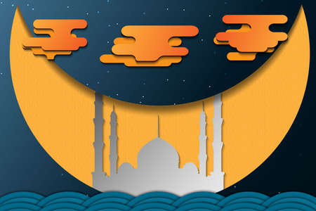 vector background ramadanのイラスト素材