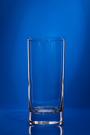 Beautiful glass beaker of water and juice and milkの写真素材
