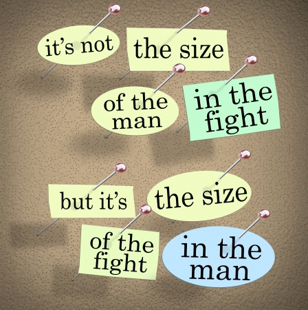 Words on a bulletin board の写真素材
