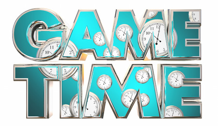 Game Time Sports Competition Start Begin 3d Illustrationの写真素材