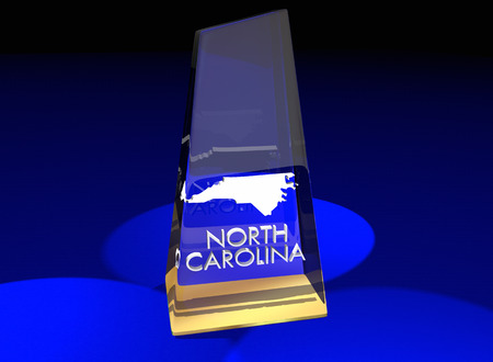 North Carolina NC State Award Best Top Prize 3d Illustrationの写真素材