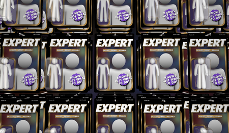 Expert Experienced Professional Trusted Action Figure 3d Illustrationの写真素材