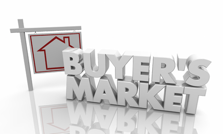Buyers Market House Property Home For Sale Sign 3d Illustrationの写真素材
