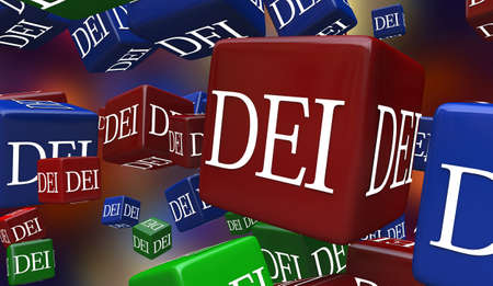 Dedicated red cubes with the word DEBT on them, 3d rendering
