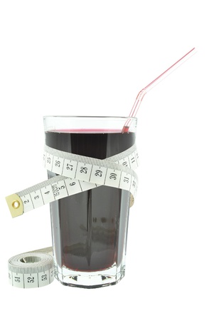 Blueberry juice and meterの写真素材