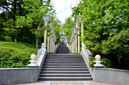 Walk in the park with stepsのeditorial素材