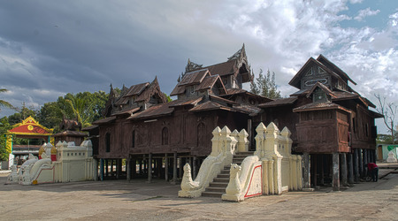 lake. Inle Myanmar Burmaの写真素材