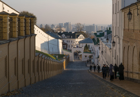 Kiev Lavra. fall. morningの写真素材