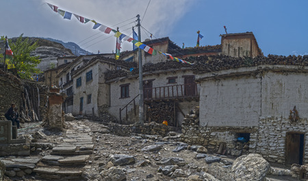 Nepal, Himalayas, Mustang,のeditorial素材
