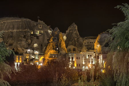 Cappadocia Turkey nightの写真素材