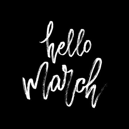 hand drawn seasonal letteringのイラスト素材