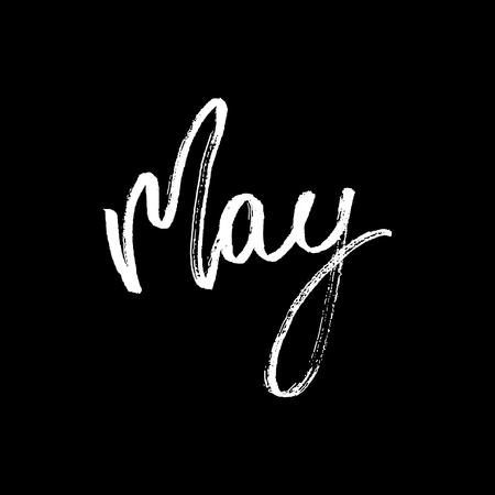 hand drawn seasonal letteringのイラスト素材