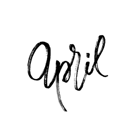 hand drawn seasonal letteringのイラスト素材