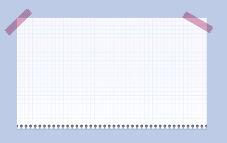 Realistic sticky notes paper sheets templates, remindersのイラスト素材