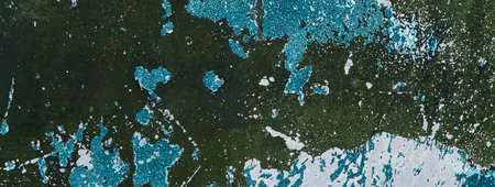 Weathered corroded metal with cracked peeling paint and patina. Perfect for backgrounds, overlays,...
