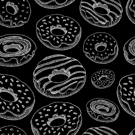 Dessert pattern illustration.のイラスト素材