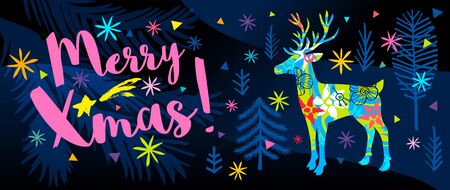 New Year Noel Merry Christmas Best Wishes typography golden emblems lettering quote greeting cards.のイラスト素材