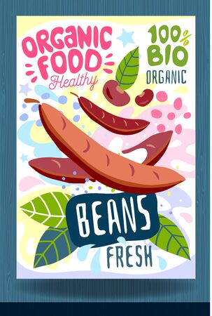 Abstract splash Food label template.のイラスト素材