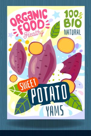 Abstract splash Food label template.のイラスト素材
