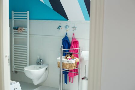 Blue whiteの写真素材