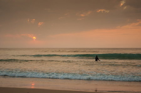 Sunset in Algarve Castelejo beach, Portugal