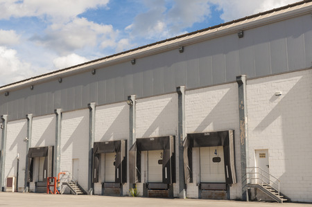 Empty Loading Dock in a industrial district.