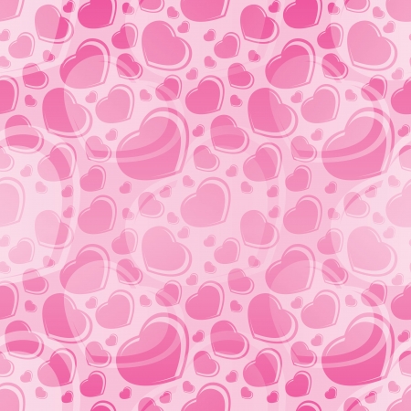 Valentine's Day hearts seamless pattern background のイラスト素材
