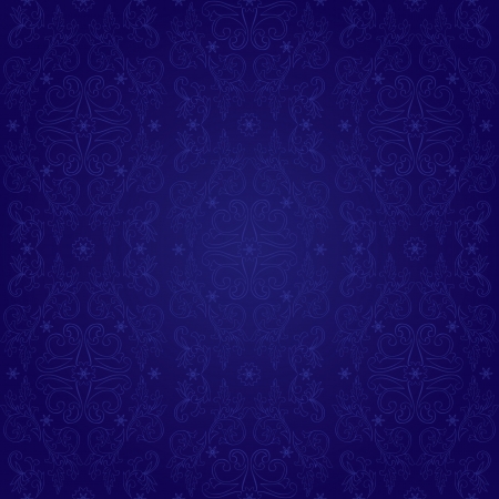 Vintage floral seamless pattern on violet  Vector backgroundのイラスト素材