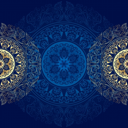 Vintage floral background illustrationのイラスト素材