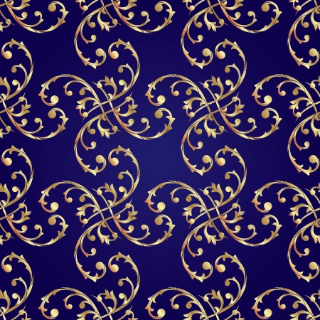 Vintage floral seamless pattern backgroundのイラスト素材