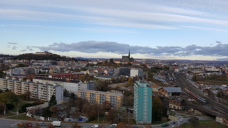 View of pilberk city, Czechのeditorial素材