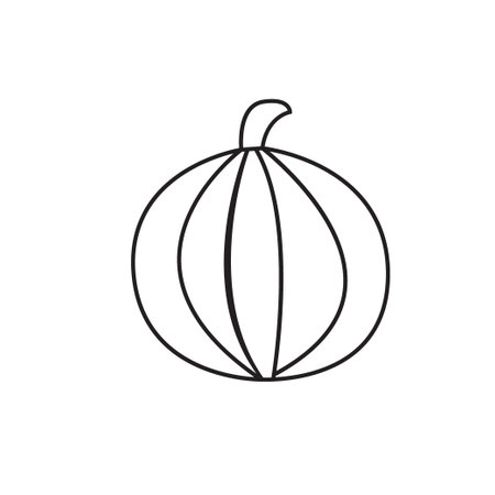 Halloween overlay vector background and label with textured pumpkinのイラスト素材