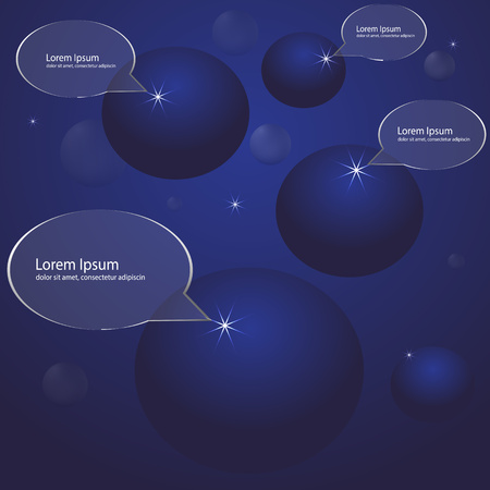 night sky, planet, stars, presentation template, bright vector illustrationの写真素材