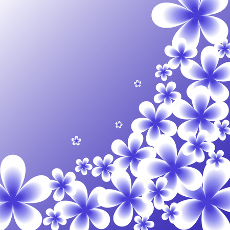 Bright floral design, postcard, invitation, drawing for textiles. Vector illustrationのイラスト素材