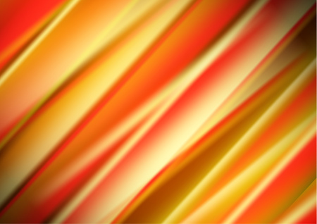 Abstract colored glowing lines on a dark background, light effects. Vector illustration.のイラスト素材
