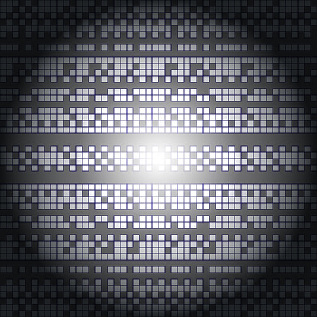 Bright abstract background of small colored squares.Pixel.のイラスト素材
