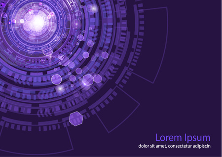 Vector abstract background, design, technology communication, concept, digital business. Template for presentation. Vector illustrationのイラスト素材