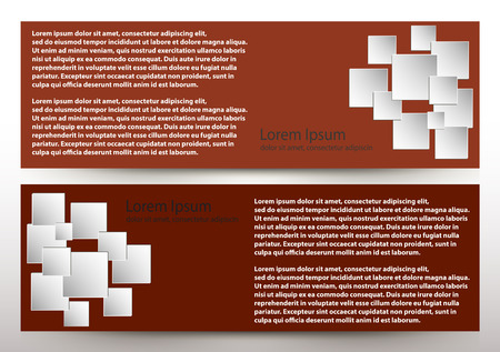 Business abstract background for advertising. Web square banners. Empty squares. Template.のイラスト素材