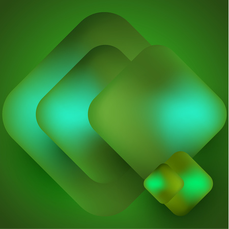 Geometric shapes rhombus. Volume, bright colors, mesh. Abstract background for your design. Vector illustration.のイラスト素材