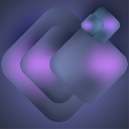 Geometric shapes rhombus. Volume, bright colors, mesh. Abstract background for your design. Vector illustration.のイラスト素材