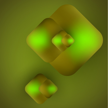 Geometric shapes rhombus. Volume, bright colors, mesh. Abstract background for your design. Vector illustration.のイラスト素材