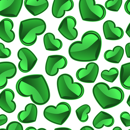 Seamless pattern. Bright heart for your design. Vector illustration.のイラスト素材