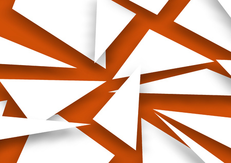 Abstract 3D background with white paper cut shapes. Vector design layout for business presentations, flyers, posters. - Vector graphicsのイラスト素材