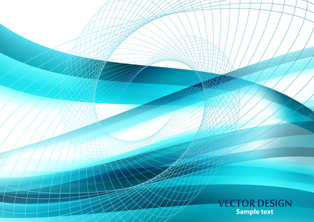 Distorted wave colorful texture. Abstract dynamic wavy surface on a white background. Vector warp stripe background. Transition and gradation of color. Vector illustrationのイラスト素材