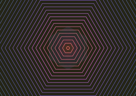 Cover design templates Set with optical illusion effect. Abstract backgrounds with distortion of geometric shapes. Fashionable cover with gradient for magazine, book, poster, presentation. Vector illustrationのイラスト素材